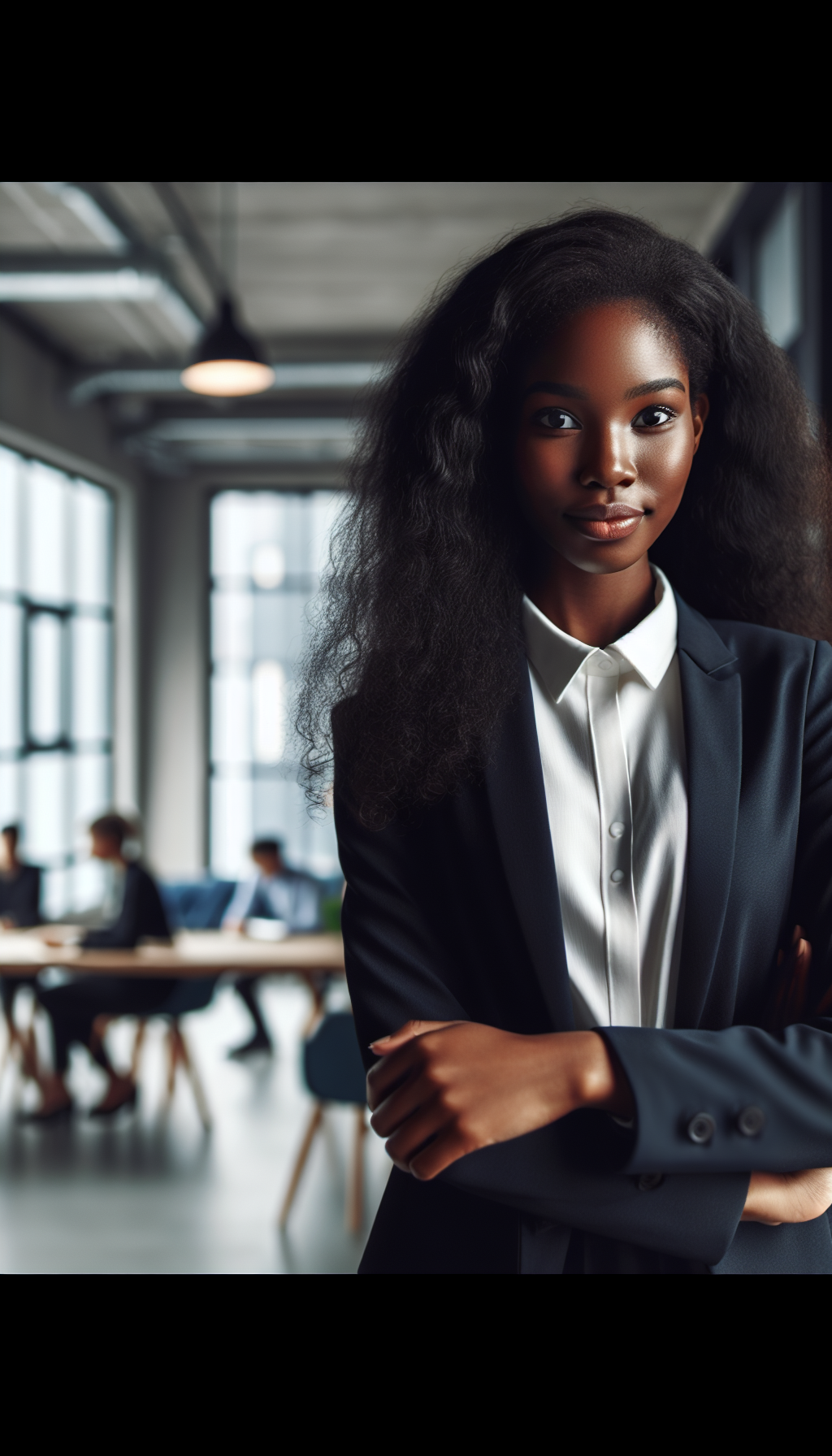 Young entrepreneur looking confidently at camera, modern co-working space background, business casual attire, natural lighting, professional atmosphere. No text, no words, no letters, clean image, text-free, visual only. Style: Corporate photography